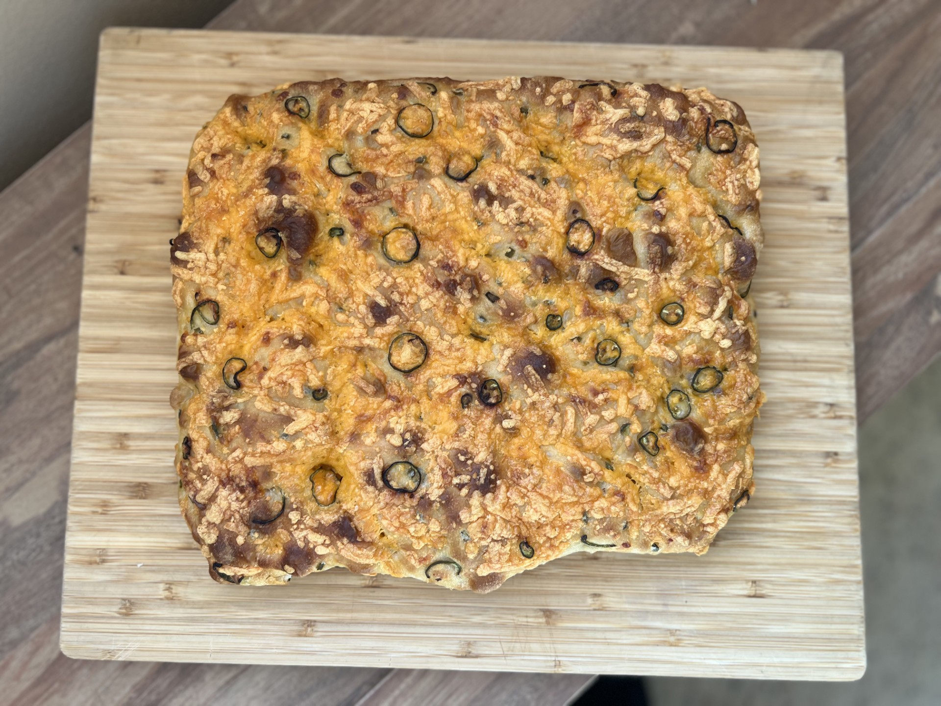 Jalapeño Cheddar Focaccia
