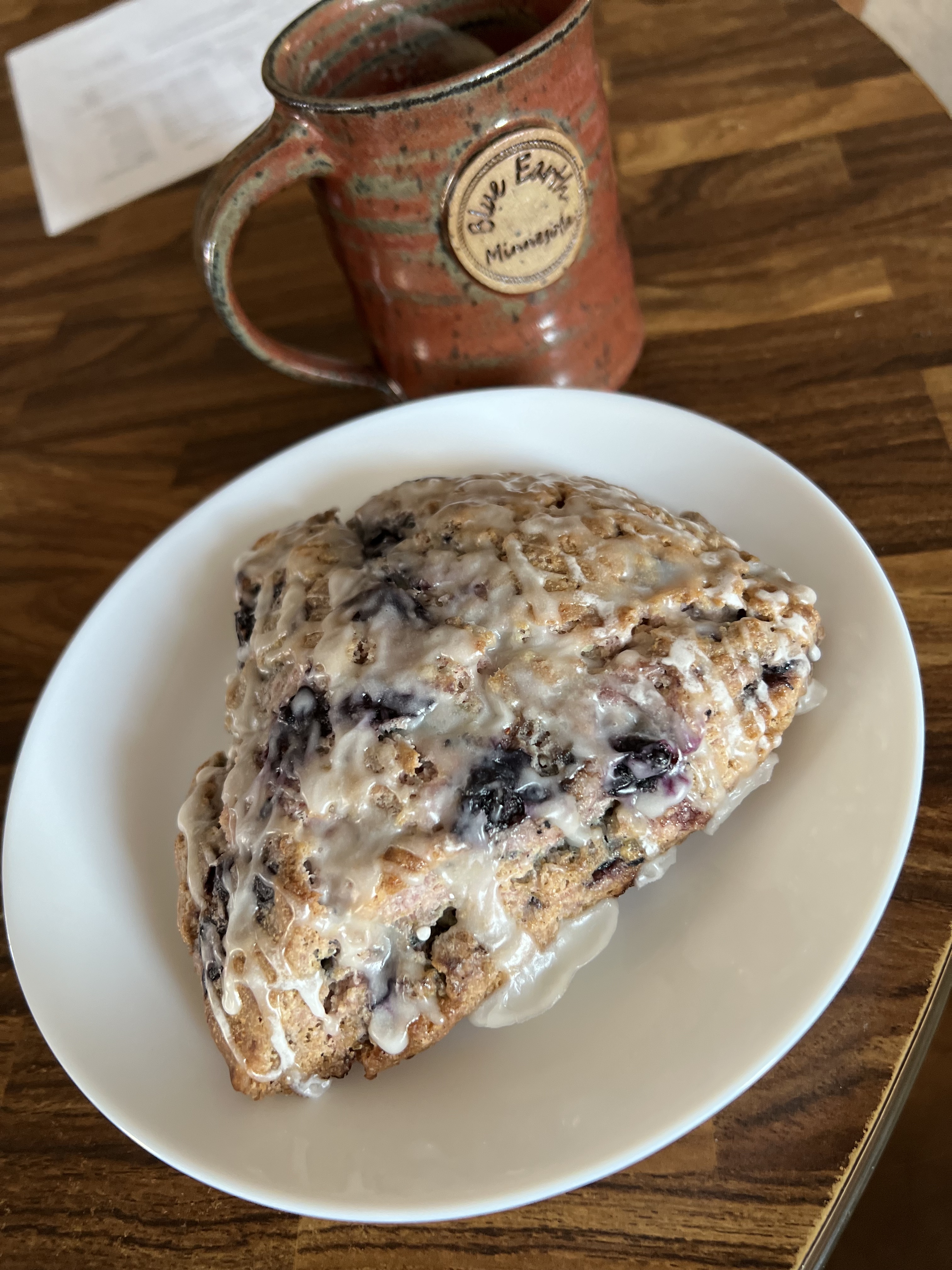 Sourdough Blueberry Lemon Scones