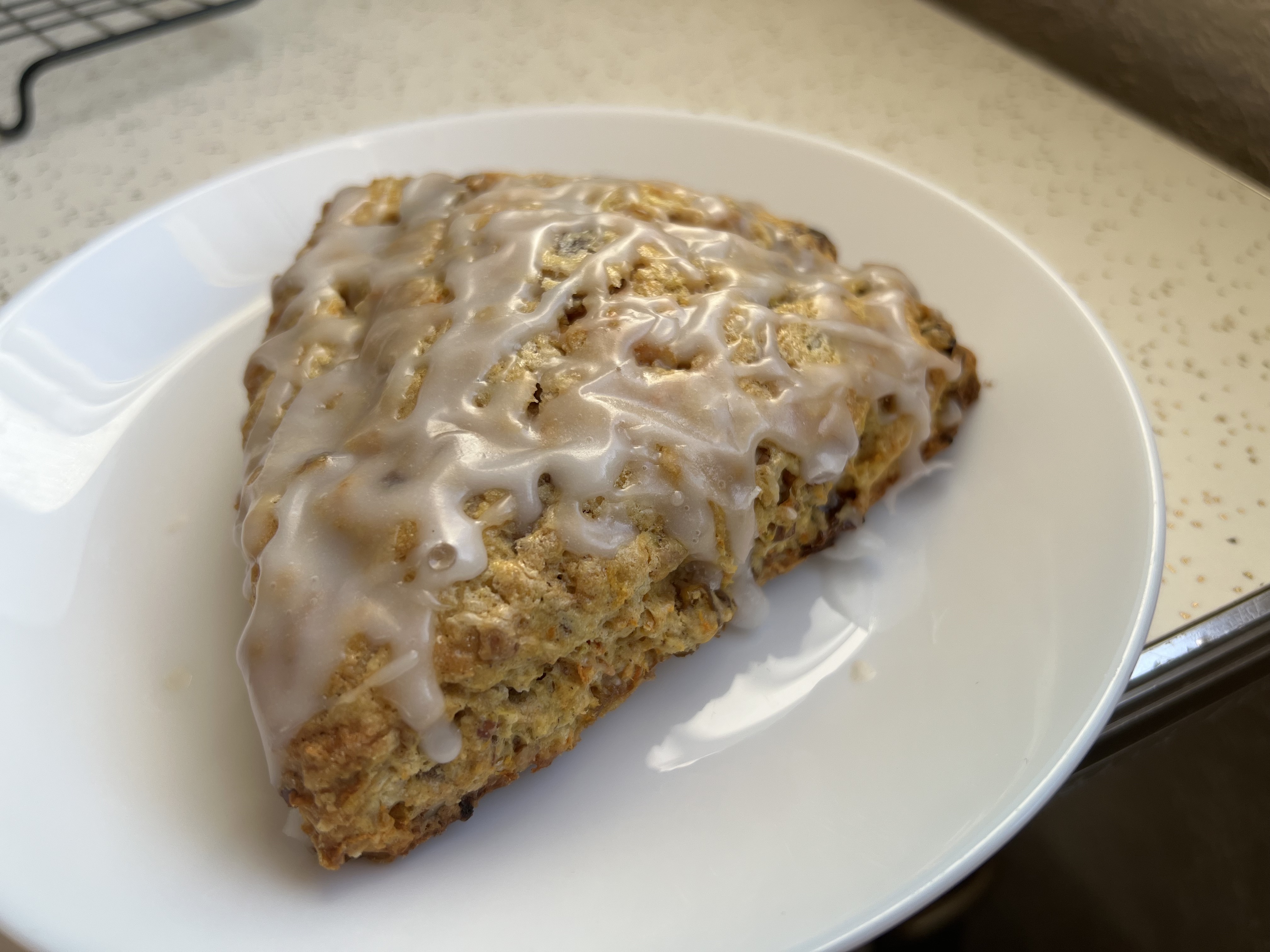 Sourdough Carrot Cake Scones