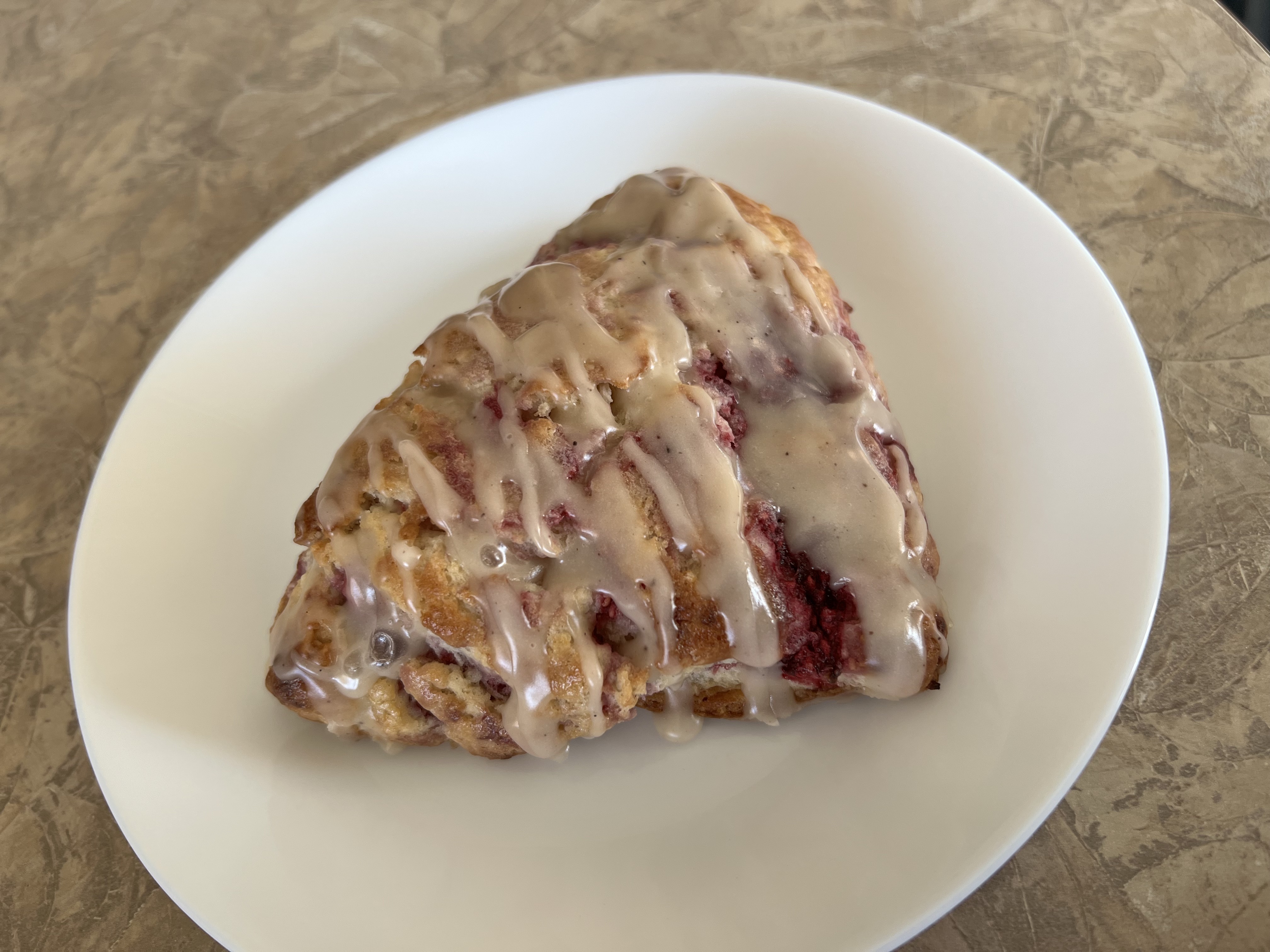 Sourdough Raspberry Vanilla Scones