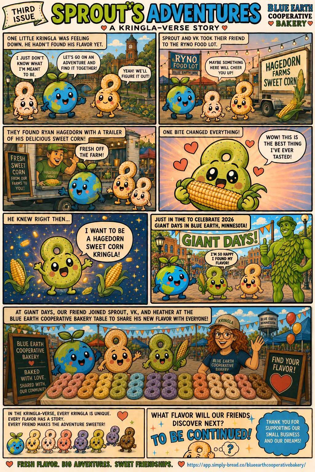 Sprout's Adventures third issue cover